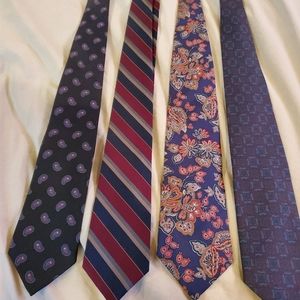 4 Silk Ties